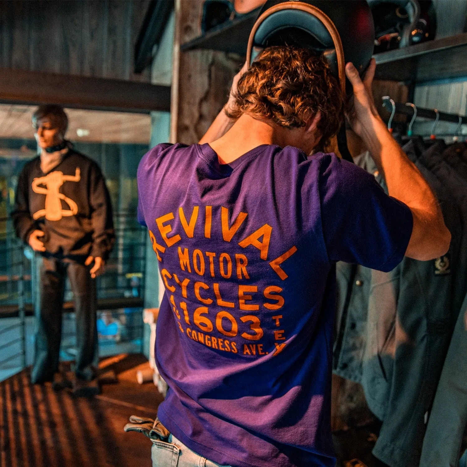Revival Shop T-Shirt - Purple