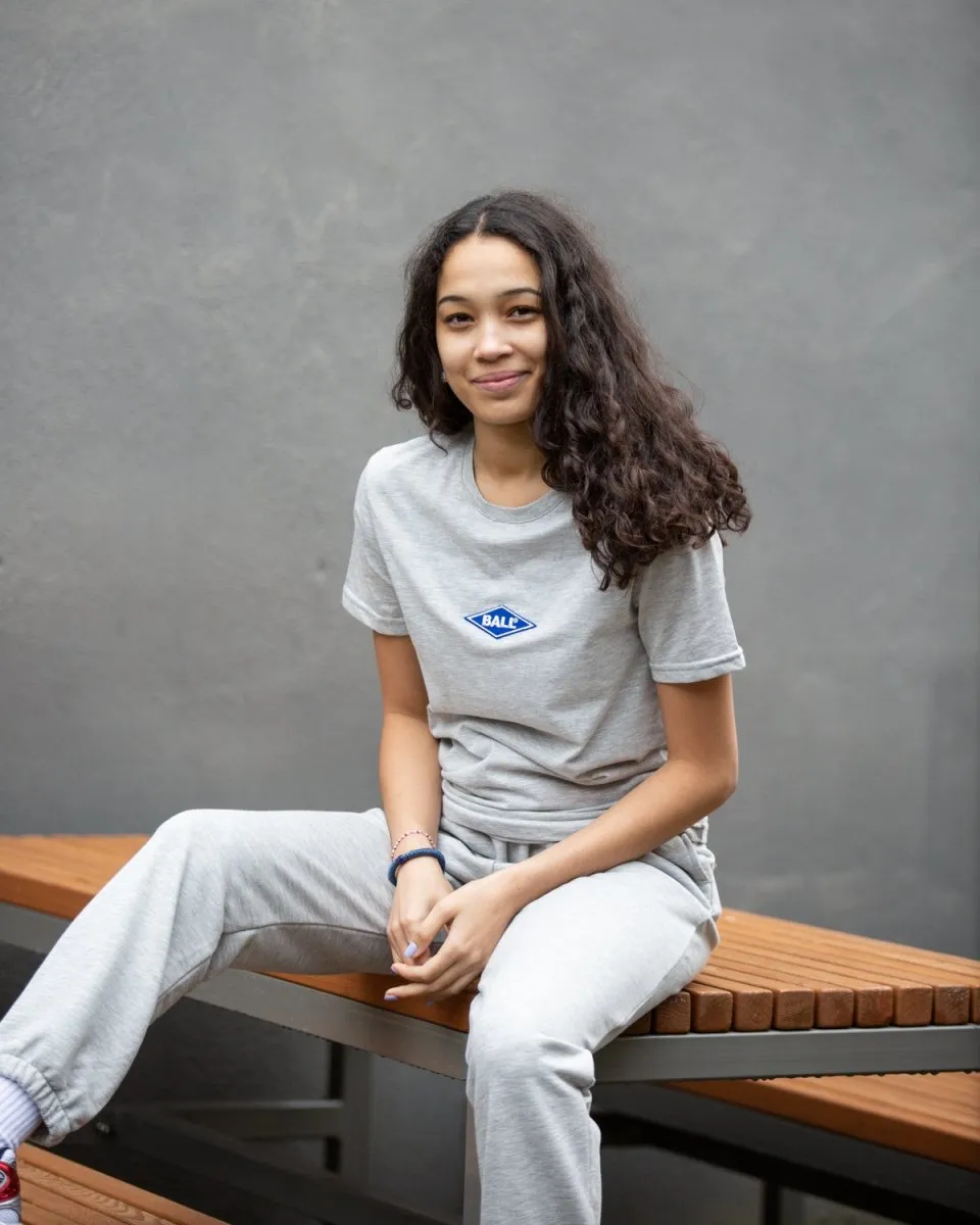 Rimini Nash Tee - Light Grey Melange