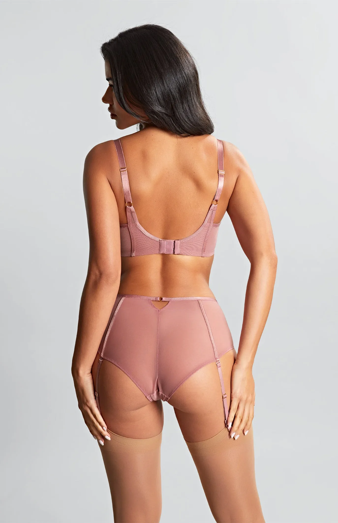 Rosa Balcony Bra In Rose Gold - Panache