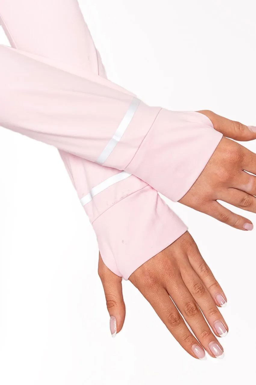 Rose Pink Fabulous Mock Pullover
