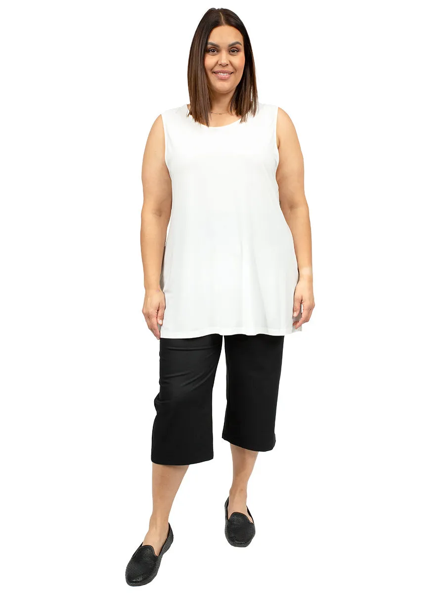 Round Neck Cami - Ivory