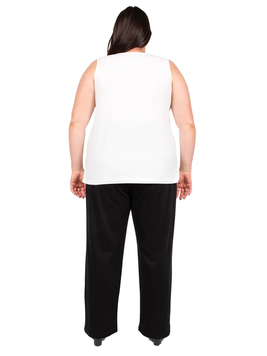Round Neck Cami - Ivory