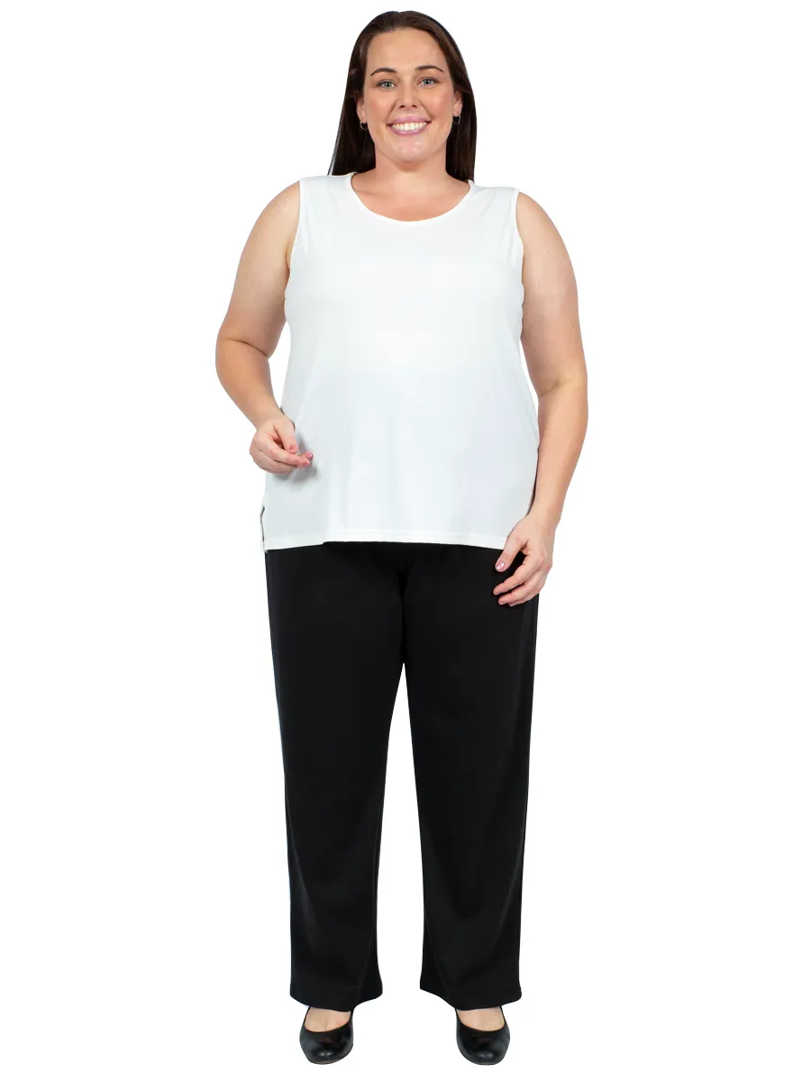 Round Neck Cami - Ivory