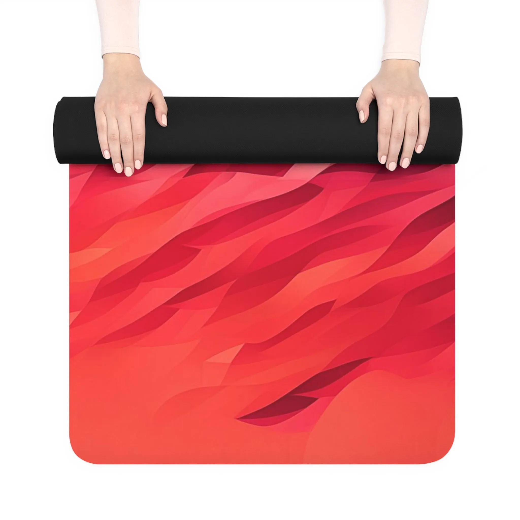 Rubber Yoga Mat- Jehanne Phalakasana Ombre