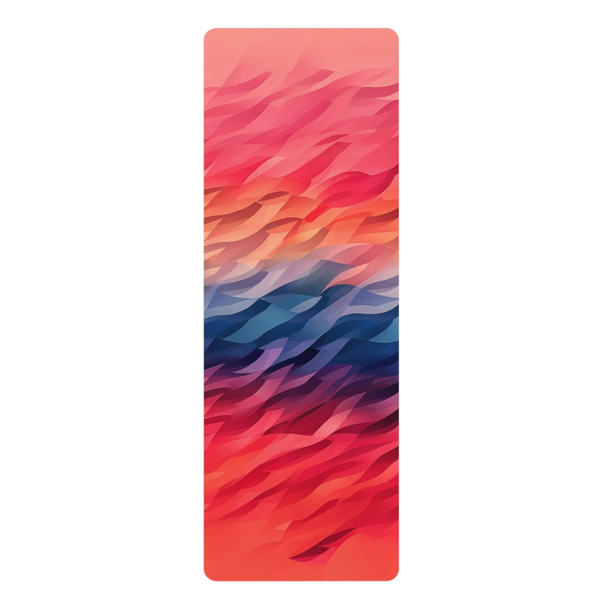 Rubber Yoga Mat- Jehanne Phalakasana Ombre