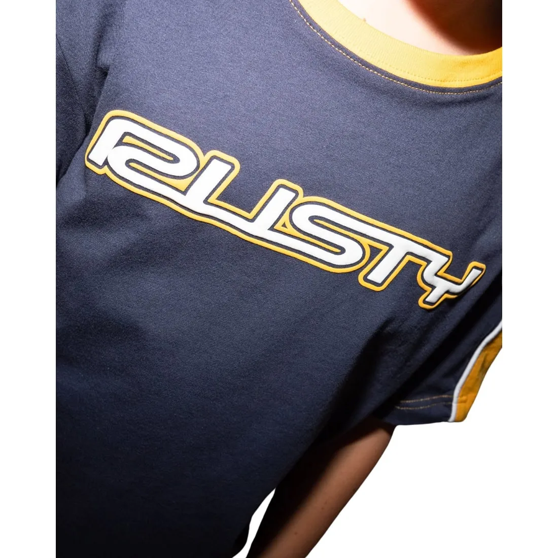 Rusty Boys Straight Shooter T-Shirt - Navy Blue
