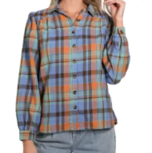 RUSTY PAYTON PLAID SHIRT - LIGHT BLUE