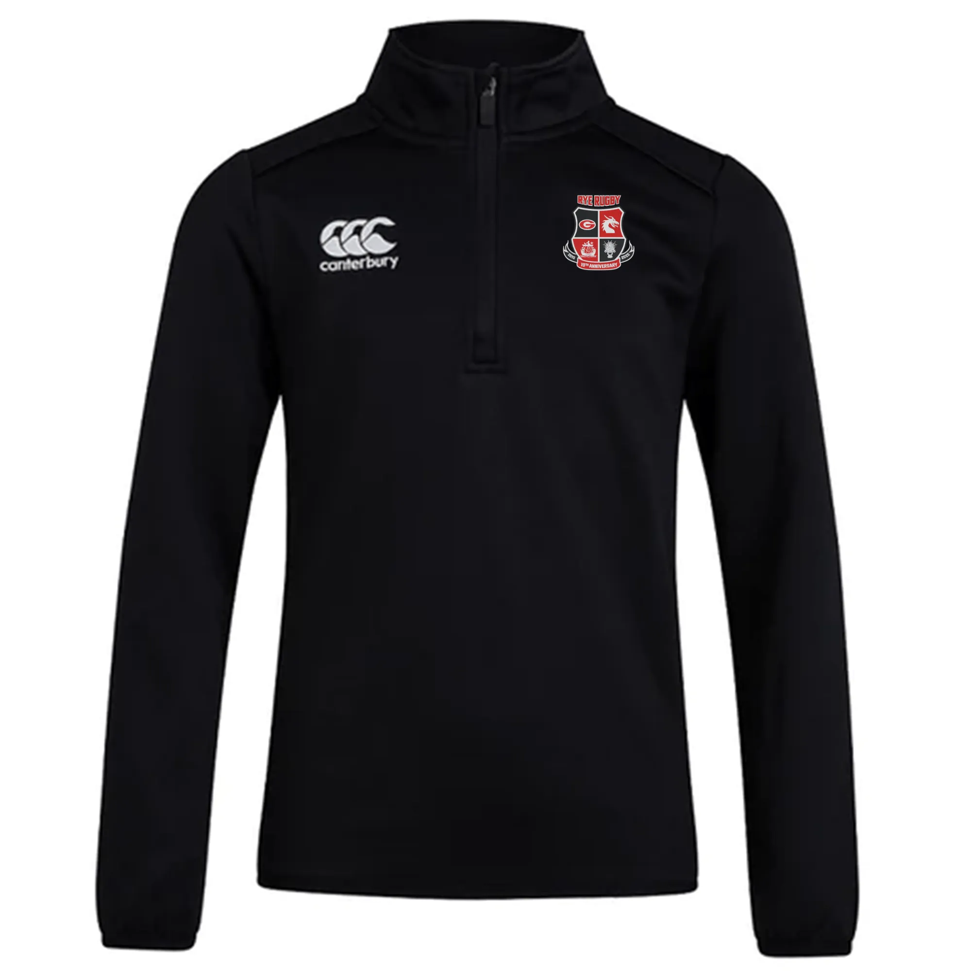 Rye High School 10 Year Club 1/4 Zip Mid Layer Training Top by Canterbury