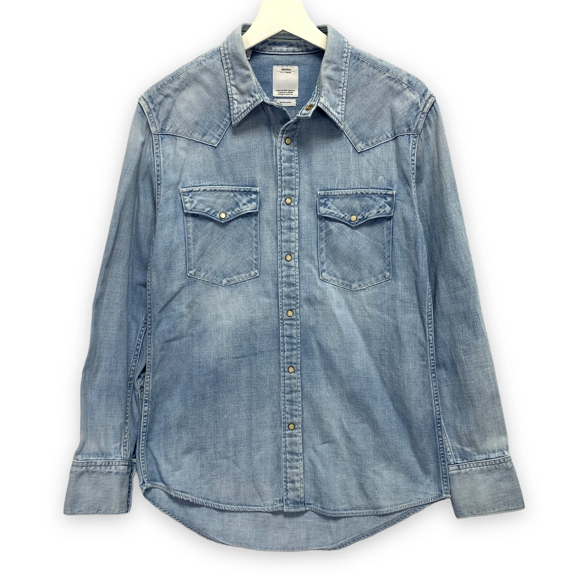 [S] VISVIM 13SS SOCIAL SCULPTURE SHIRT L/S DAMAGED INDIGO