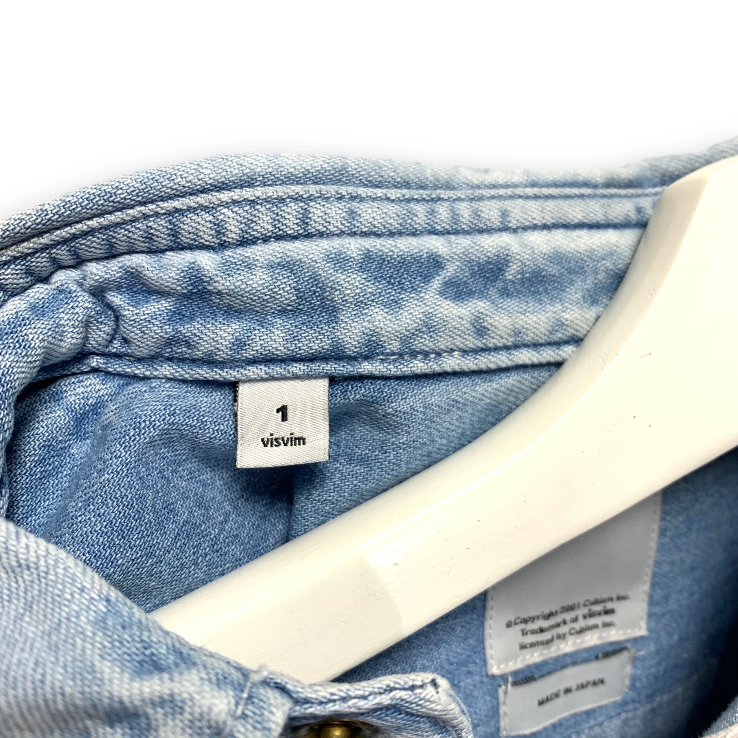 [S] VISVIM 13SS SOCIAL SCULPTURE SHIRT L/S DAMAGED INDIGO