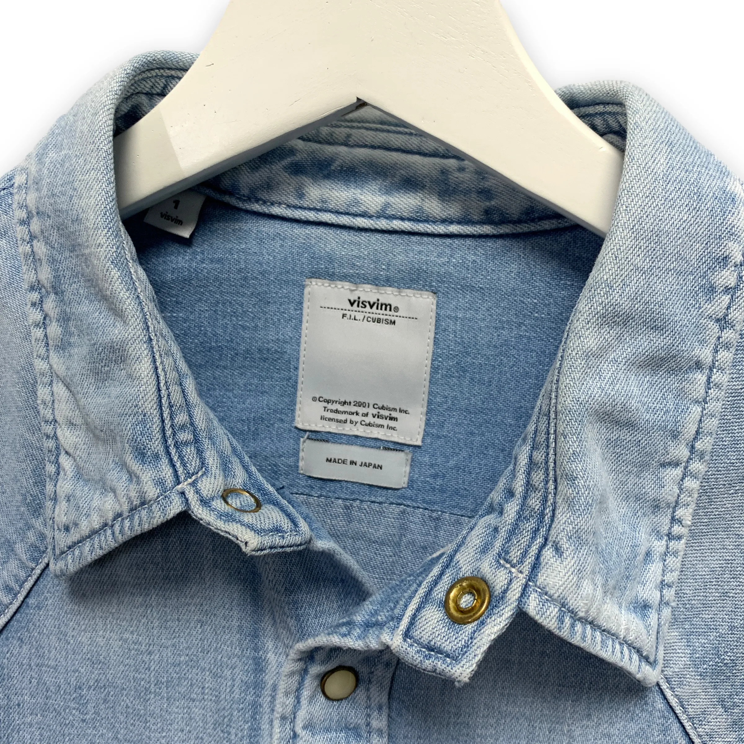 [S] VISVIM 13SS SOCIAL SCULPTURE SHIRT L/S DAMAGED INDIGO