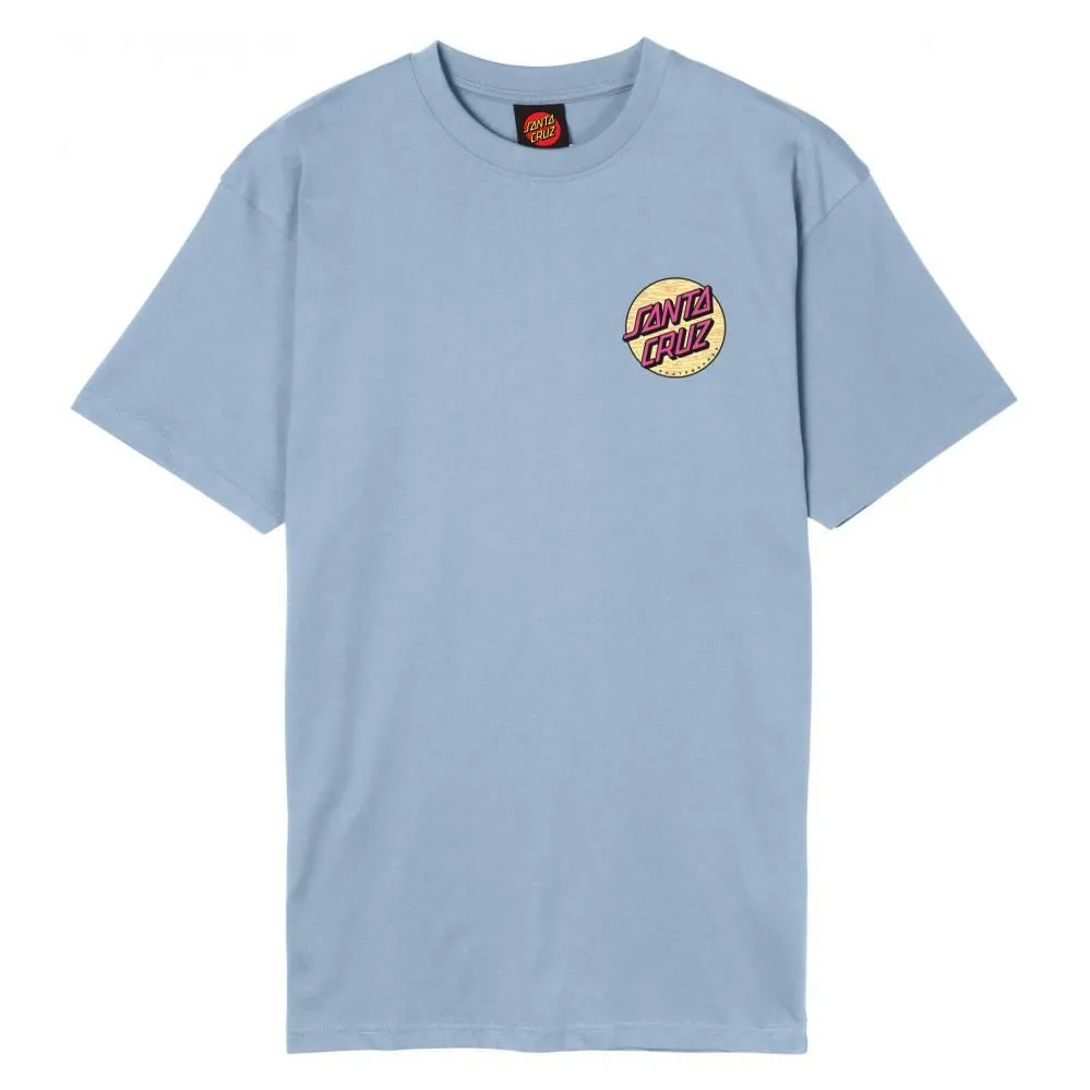 Santa Cruz T-Shirt Wagon Dot Chest T-Shirt - Fresh Blue
