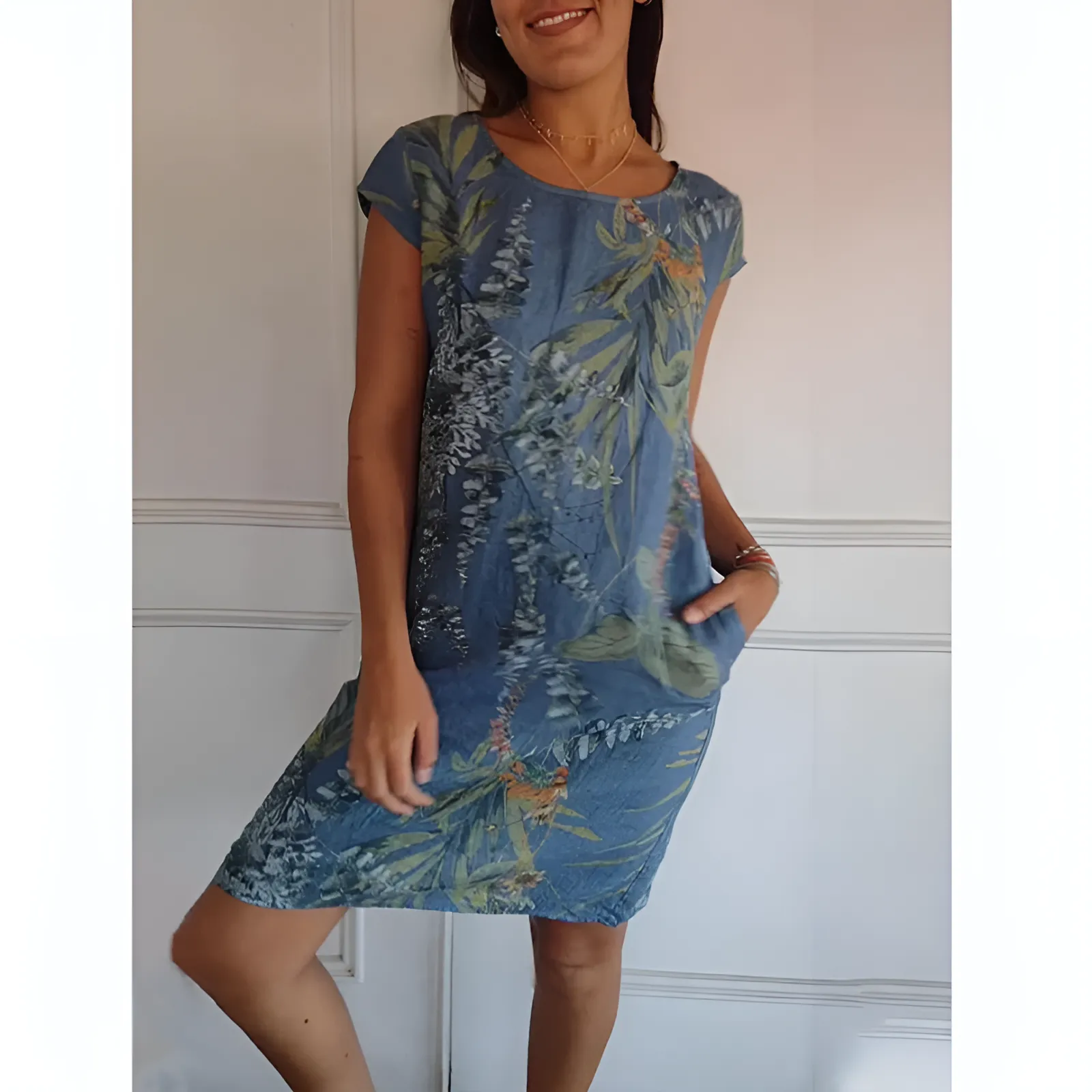 Séarlait I Casual Printed Dress