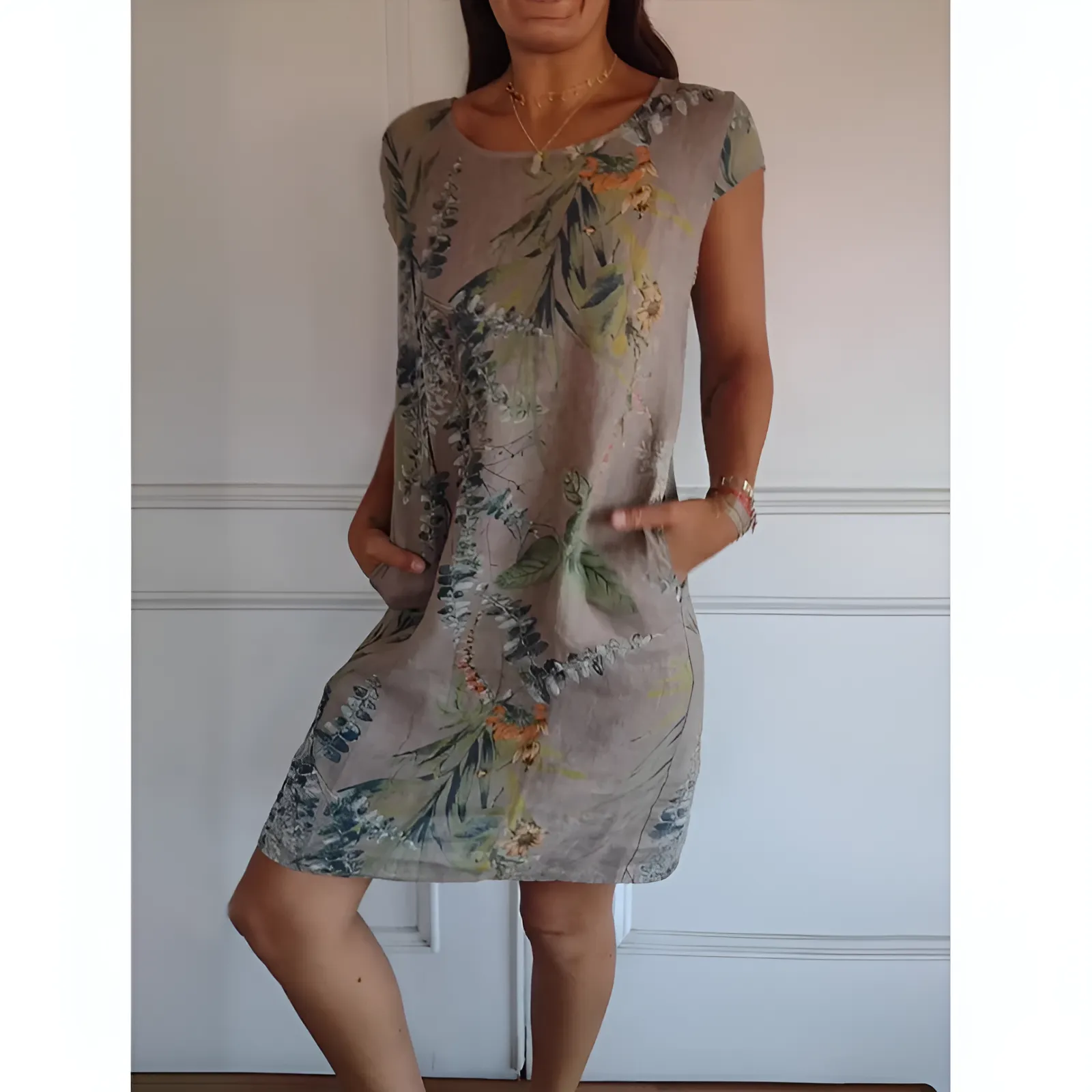 Séarlait I Casual Printed Dress