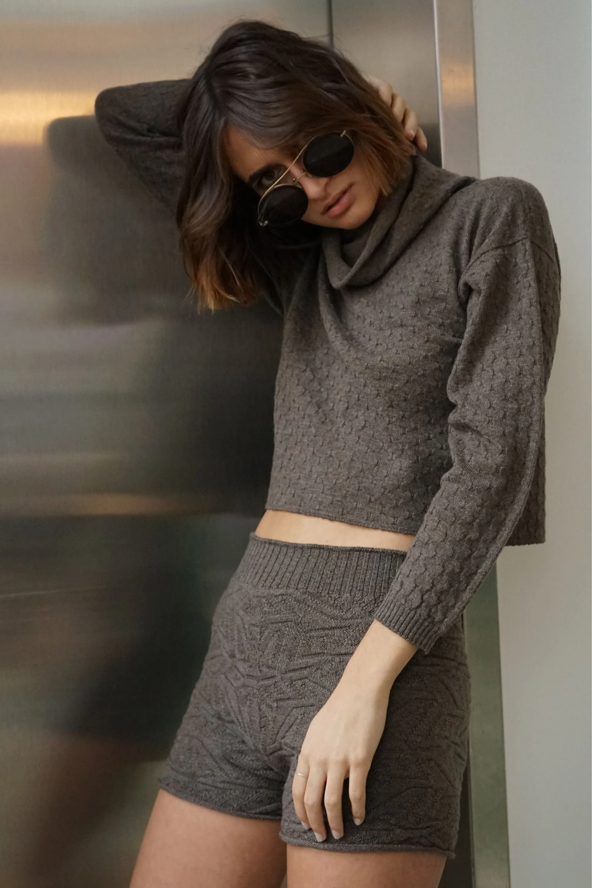 Saturn Merino Wool Knit Shorts