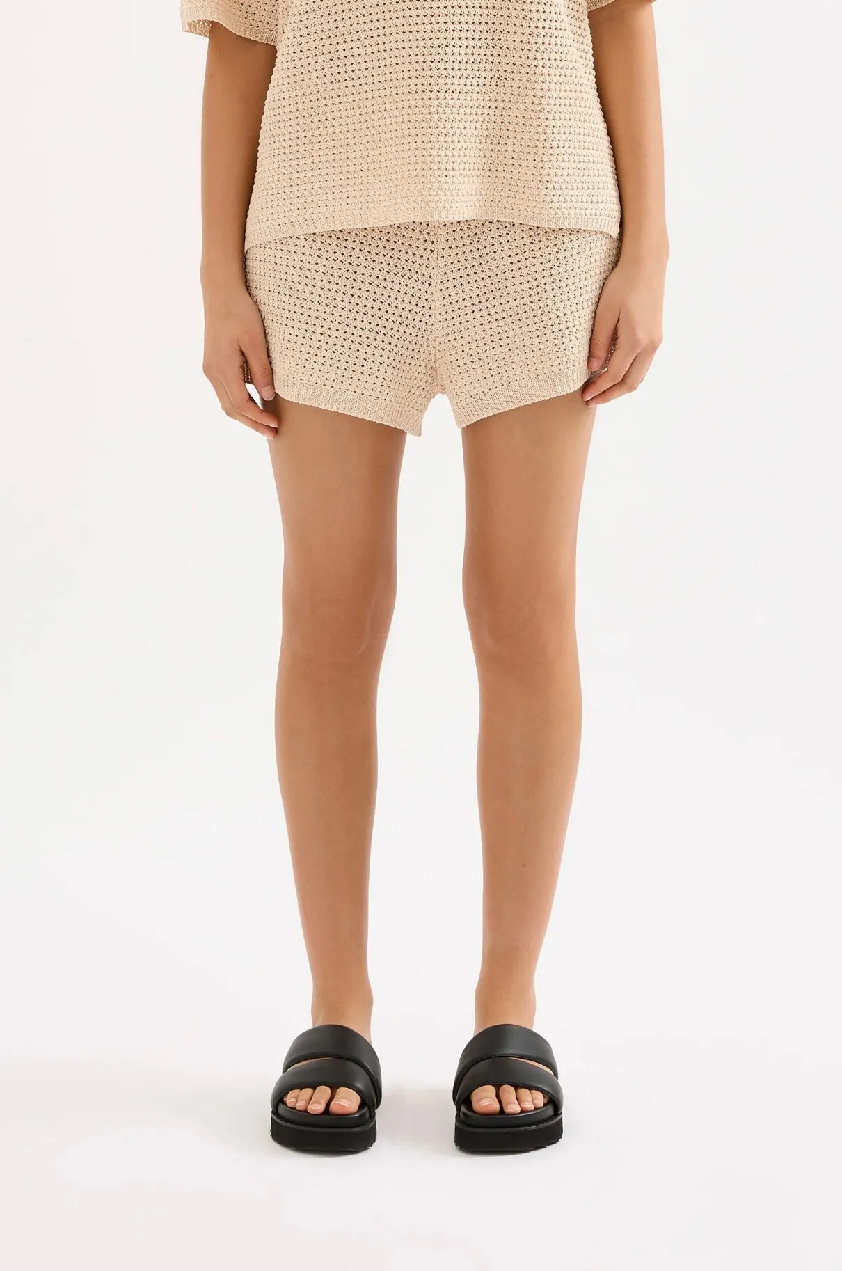 Sawyer Crochet Short CREAM