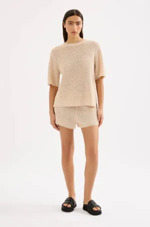 Sawyer Crochet Short CREAM