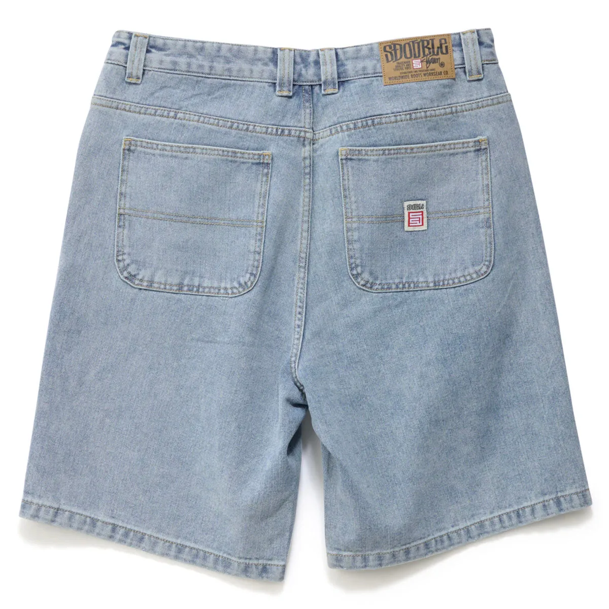 S/Double - Denim Standard Shorts Fade Wash