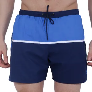 Semantic Designer Microfiber Swimshorts - Cut-n-Sew - Royal