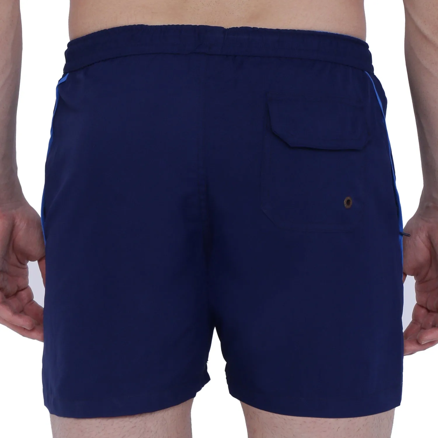 Semantic Designer Microfiber Swimshorts - Designer Navy