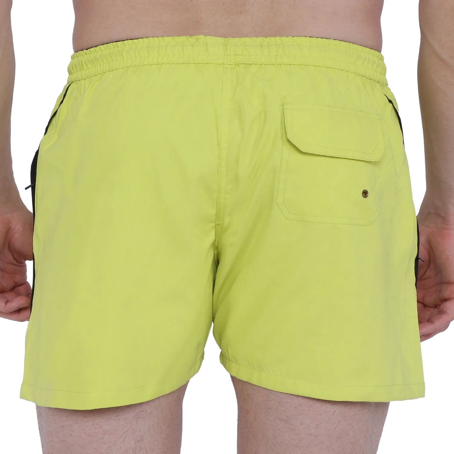 Semantic Designer Microfiber Swimshorts - Designer Yellow