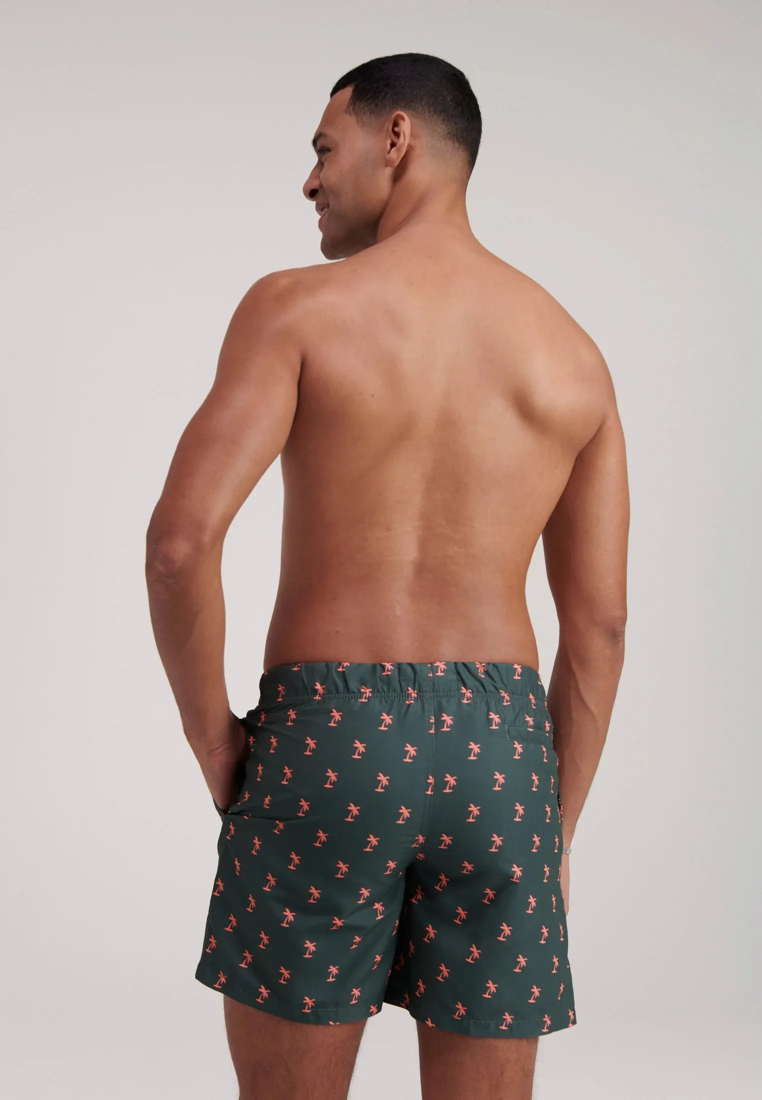 SHIWI PALMTREE MICRO PEACH - Swimming shorts