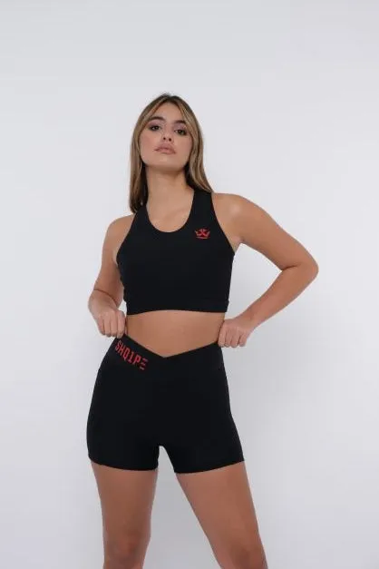 Shorts   Tank Top Black Color/Red Logo