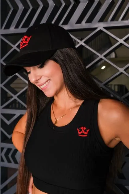 Shorts   Tank Top Black Color/Red Logo