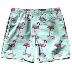Skating Flamingo Shorts