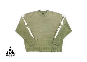 Skeleton Sweatshirt "Bone/Olive"