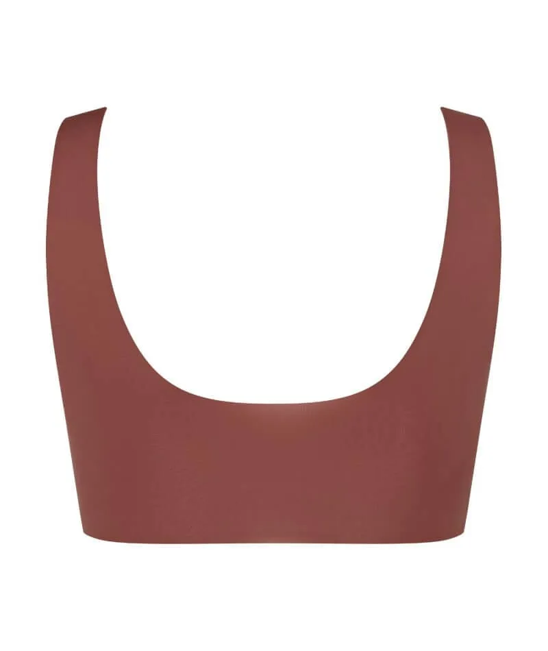 Sloggi ZERO Feel 2.0 Wire-free Top Bra - Burnt Henna