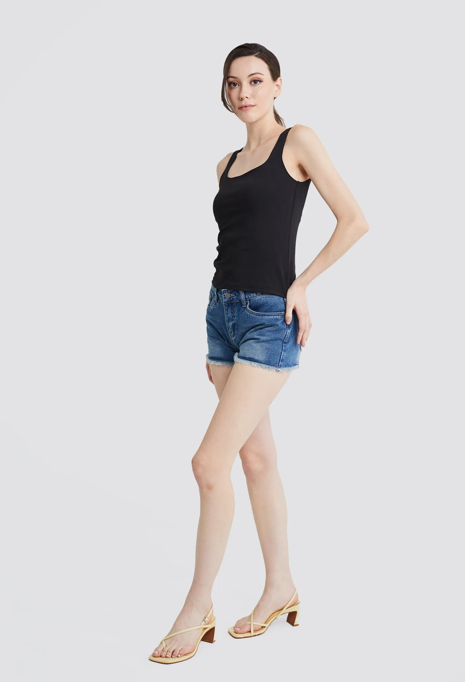 Smart Square Neckline Tank Top