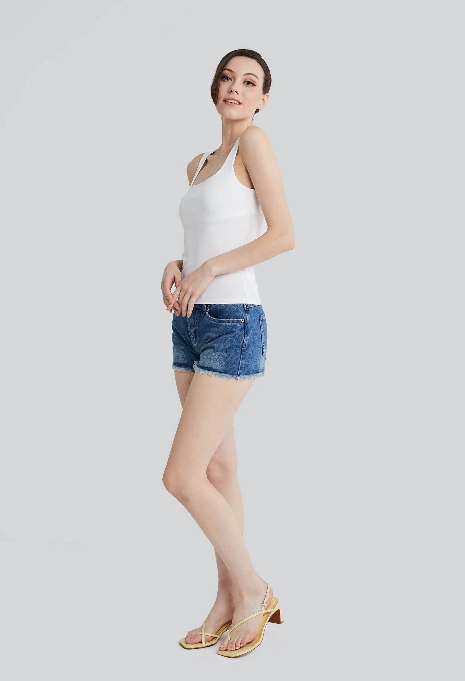 Smart Square Neckline Tank Top