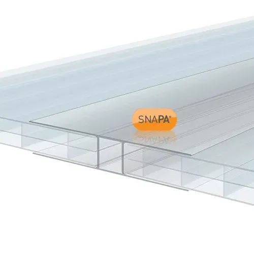 SNAPA® Clear Polycarbonate H Section