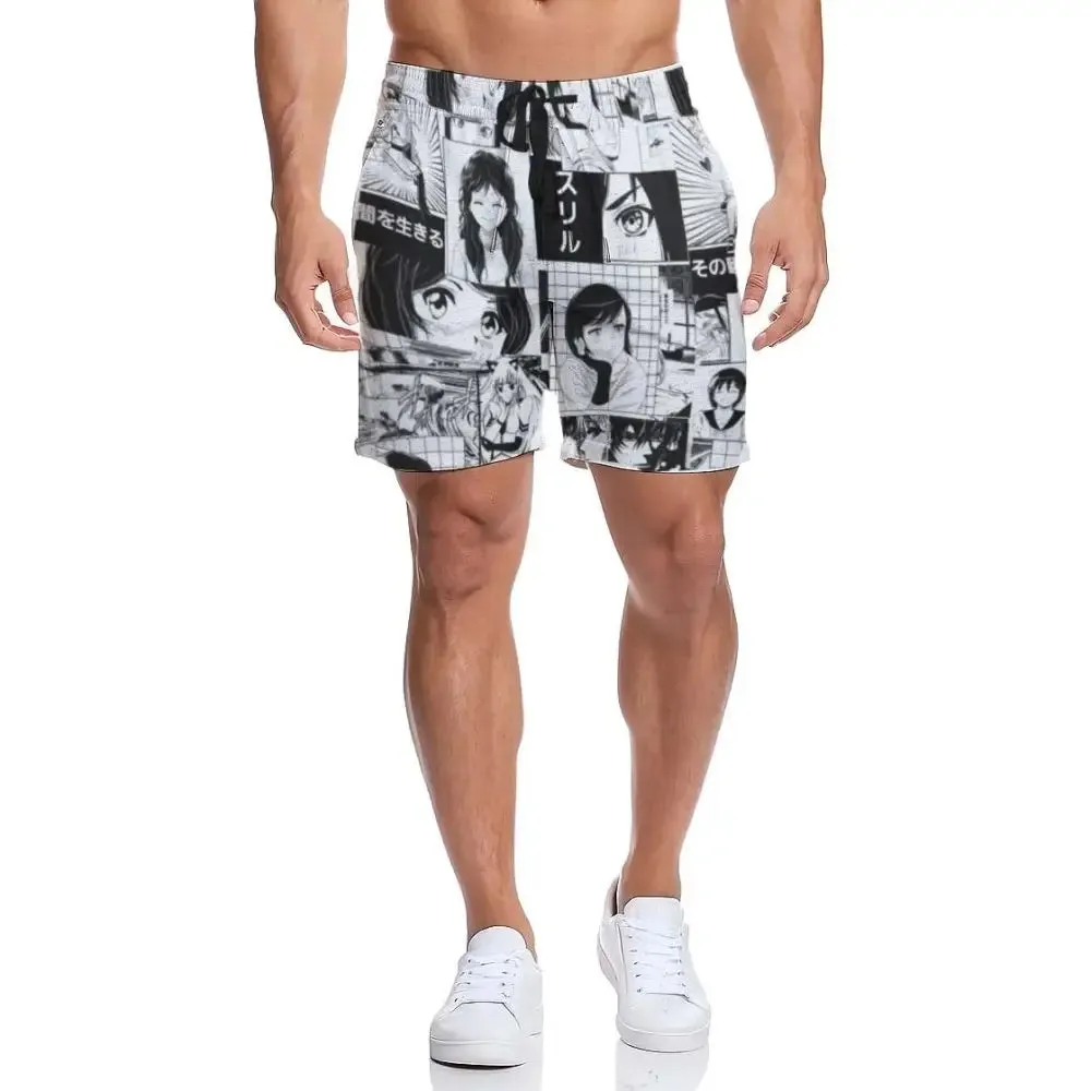 Soft Fabric Men’s Shorts with Casual Style for Y2K Fashion