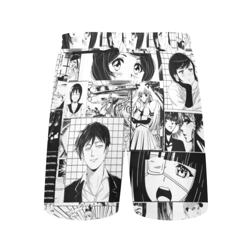 Soft Fabric Men’s Shorts with Casual Style for Y2K Fashion