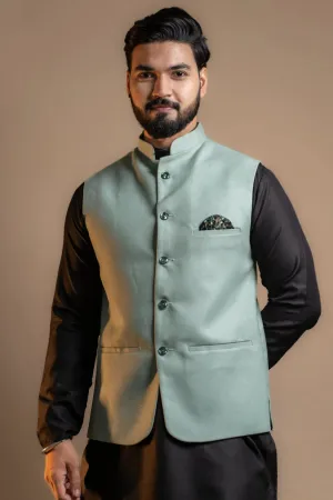 Soft Mint Green Nehru Jacket