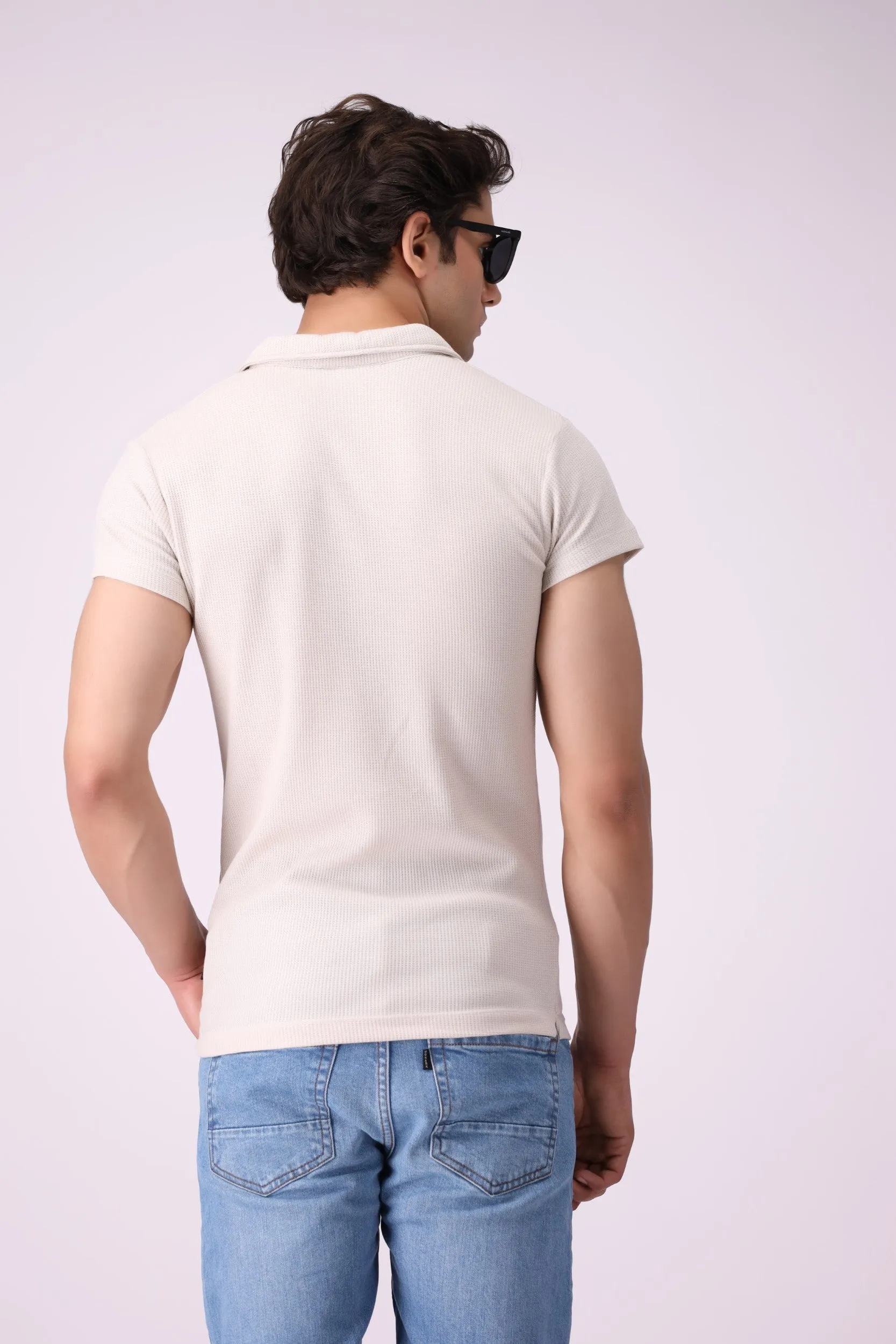 SoftPop Off-White Polo Shirt