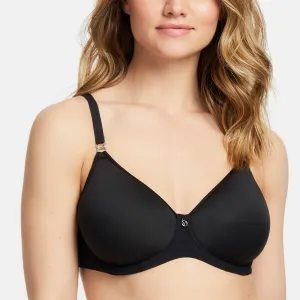 Spacer T-Shirt Bra In Black - Montelle