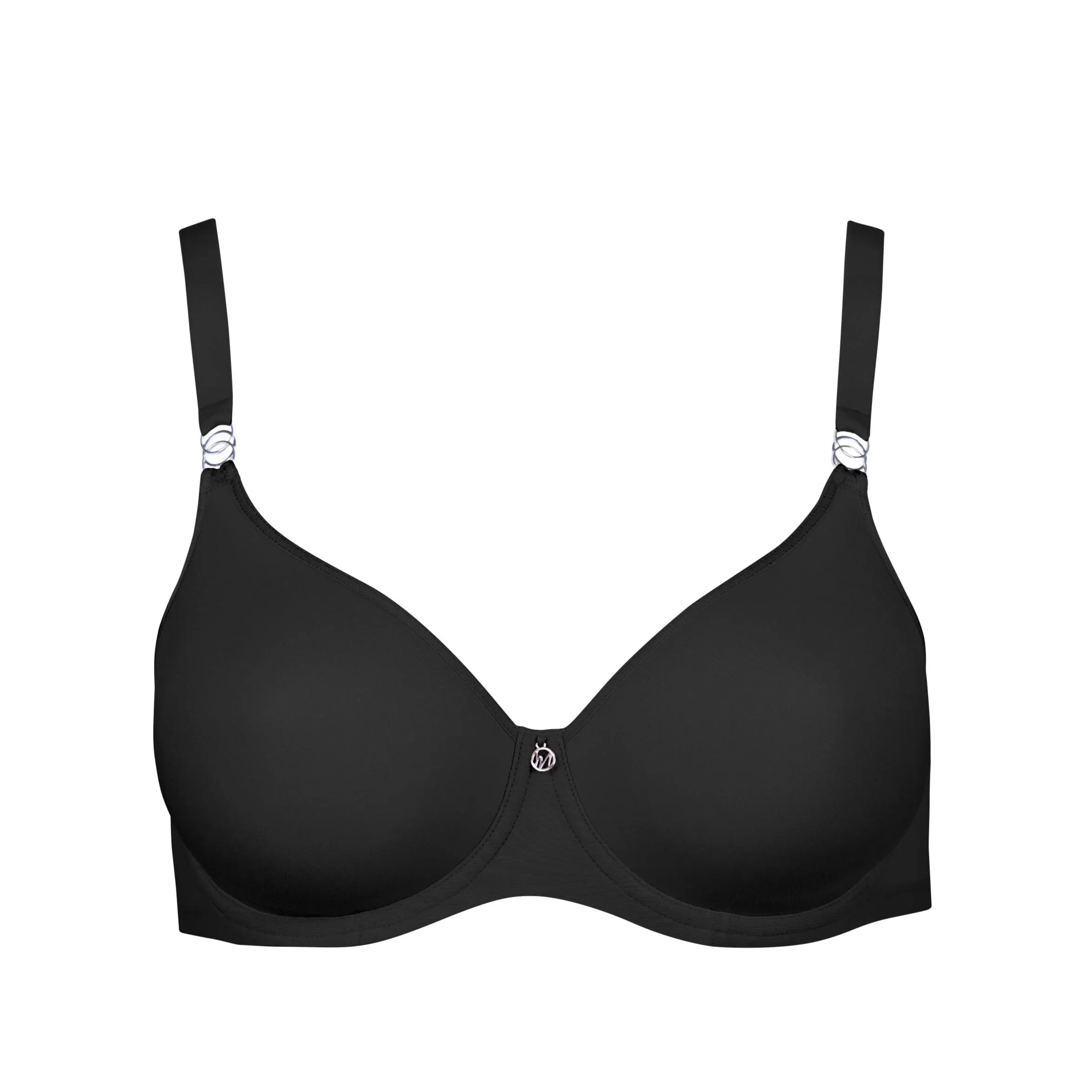 Spacer T-Shirt Bra In Black - Montelle