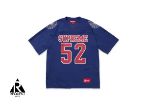 Spiderweb Football Jersey "Blue”