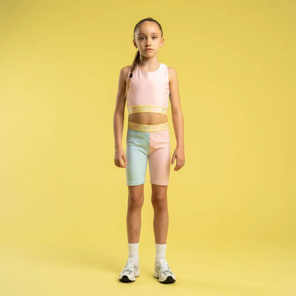 SS25 Bonini Pastel Colourblock Cycle Shorts
