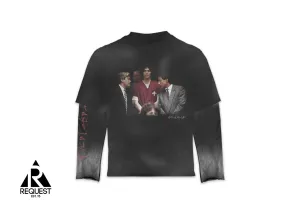 Stalker Double Sleeve L/S Tee "Black"