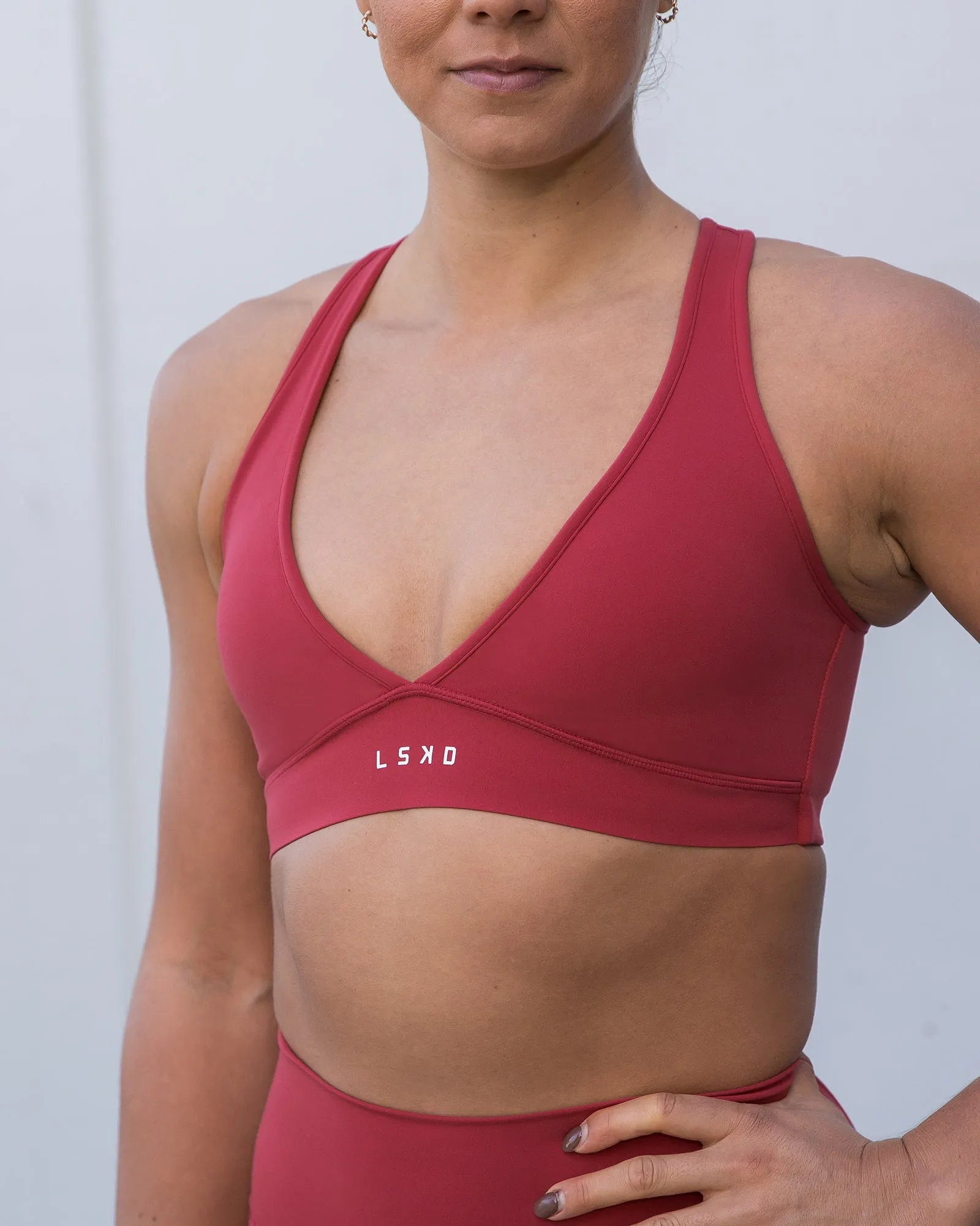 Stamina Sports Bra - Claret