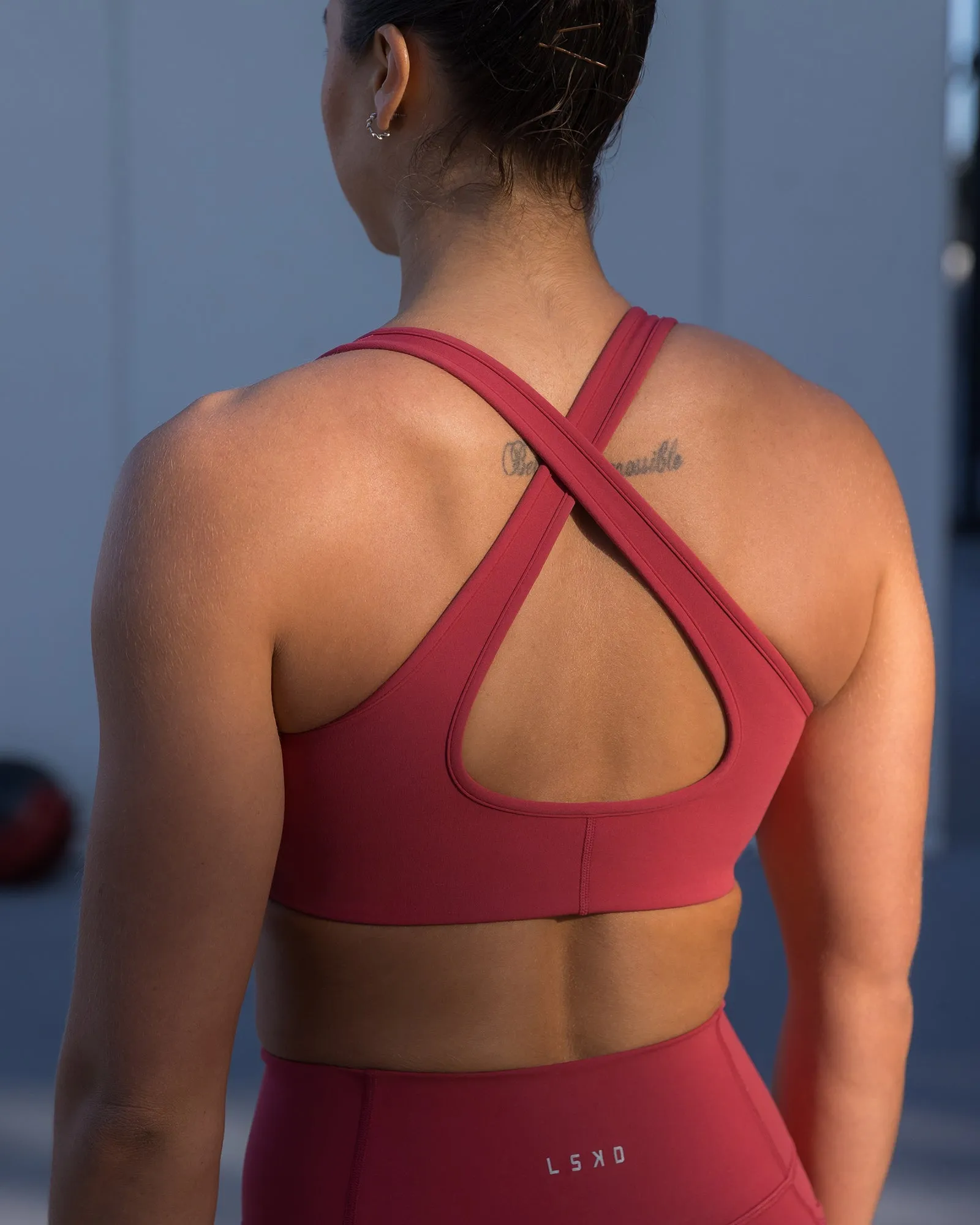 Stamina Sports Bra - Claret