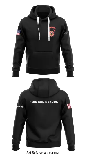 Station 31  Store 1  Core Men's Hooded Performance Sweatshirt - VufrZj