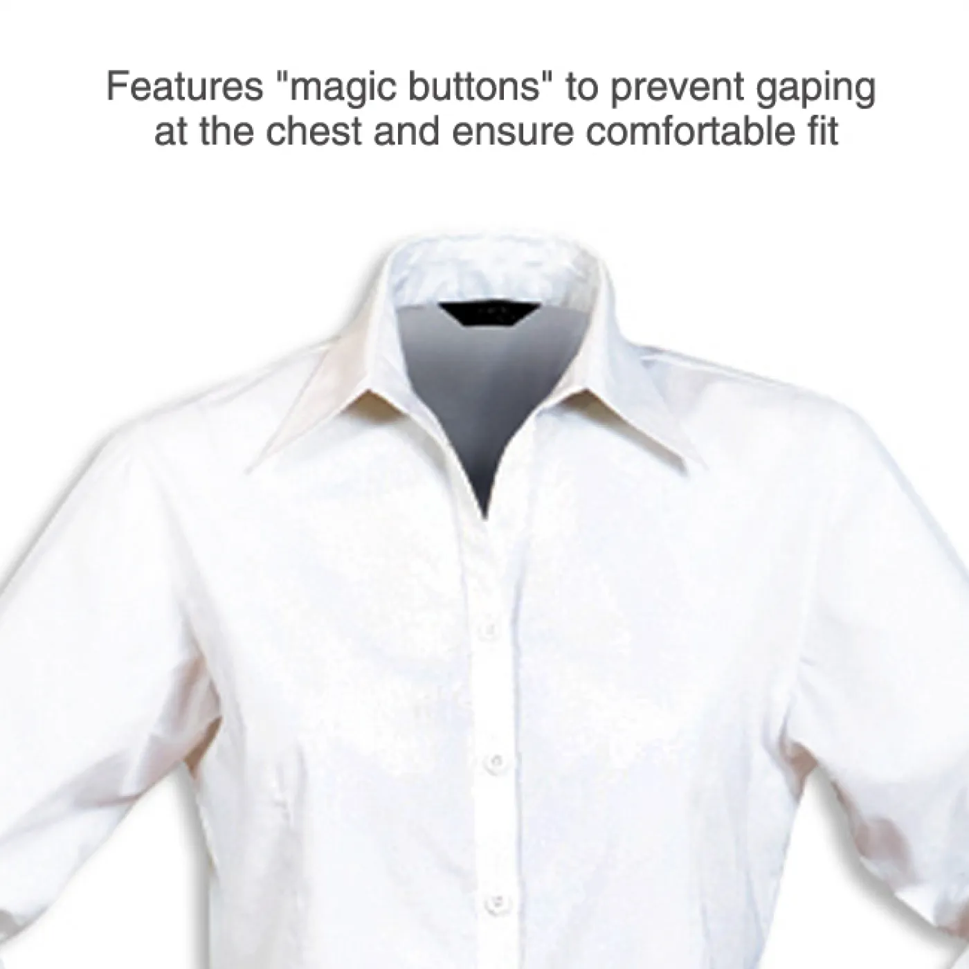 Stencil 2136Q Ladies Silvertech 3/4 Sleeve Shirt