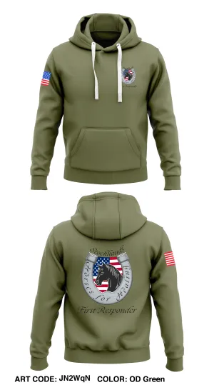Stockshands Horses For Healing Store 1  Core Men's Hooded Performance Sweatshirt - JN2WqN
