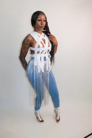 Strapped Shirt (White)