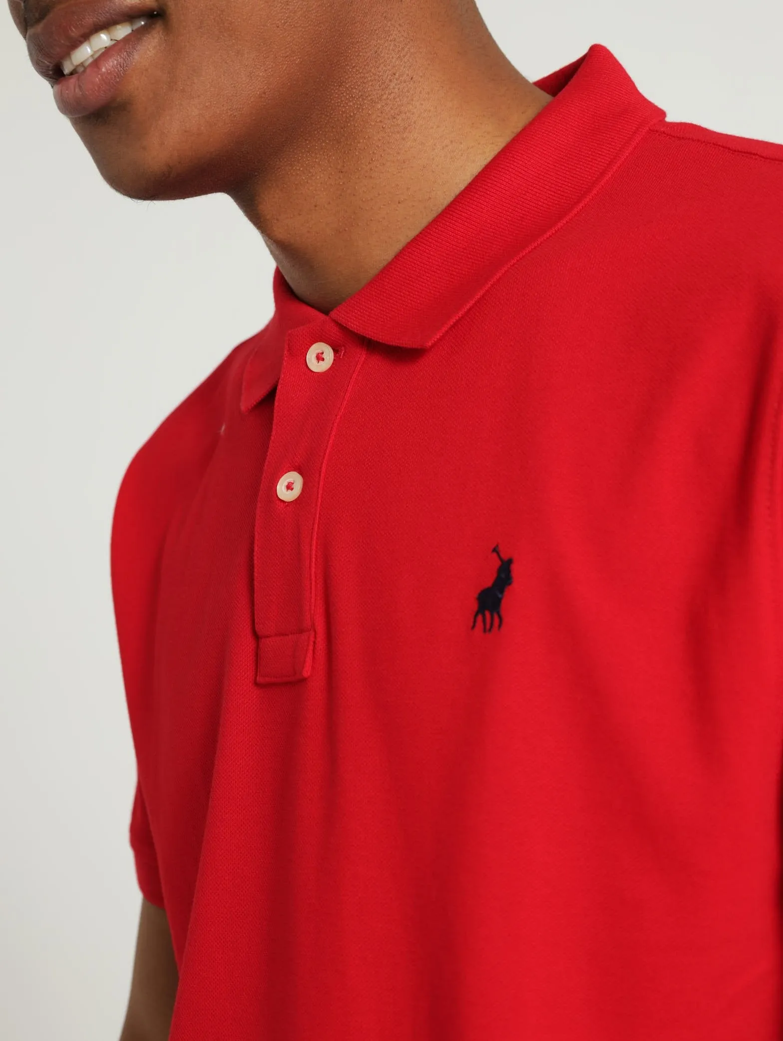Stretch Pique Golfer - Red